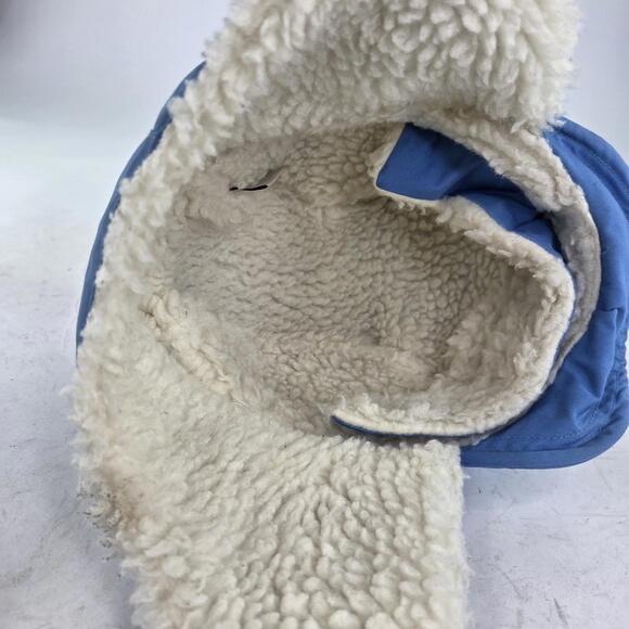 Fjallraven G-1000 Singi Field Earflap Hats Size M Blue Sherpa Winter Beanie - Picture 6 of 12